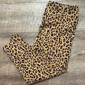 J. Crew Leopard Print Leggings - NWOT